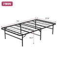 thumbnail image 2 of NiamVelo 14 Inch Foldable Reserved Storage Standard Bed Frames, Twin Size, 2 of 7