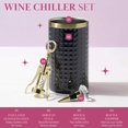 thumbnail image 3 of Set enfriador de botellas de vino Paris Hilton con aislamiento de doble pared, 3 of 9