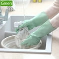 thumbnail image 3 of ACDANC 3-Pack Reusable Rubber Dishwashing Gloves - Latex Cleaning Gloves for Kitchen,Bathroom,and Household Chores - Extra Large Size, 3 of 7
