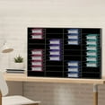 thumbnail image 4 of Dwellnix Black 36 Slot File Sorting Cabinet for OfficeDesktop File Shelf NEW, 4 of 7