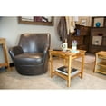thumbnail image 6 of Casual Contemporary Living 2-Tier Solid Acacia End Table with Drawer - Brown, 6 of 7
