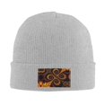 thumbnail image 2 of ZICANCN Knit Beanie Hat-Spiral Intricate Gold Fractal Winter Cap Soft Warm Classic Hats for Men Women Abstract, 2 of 8