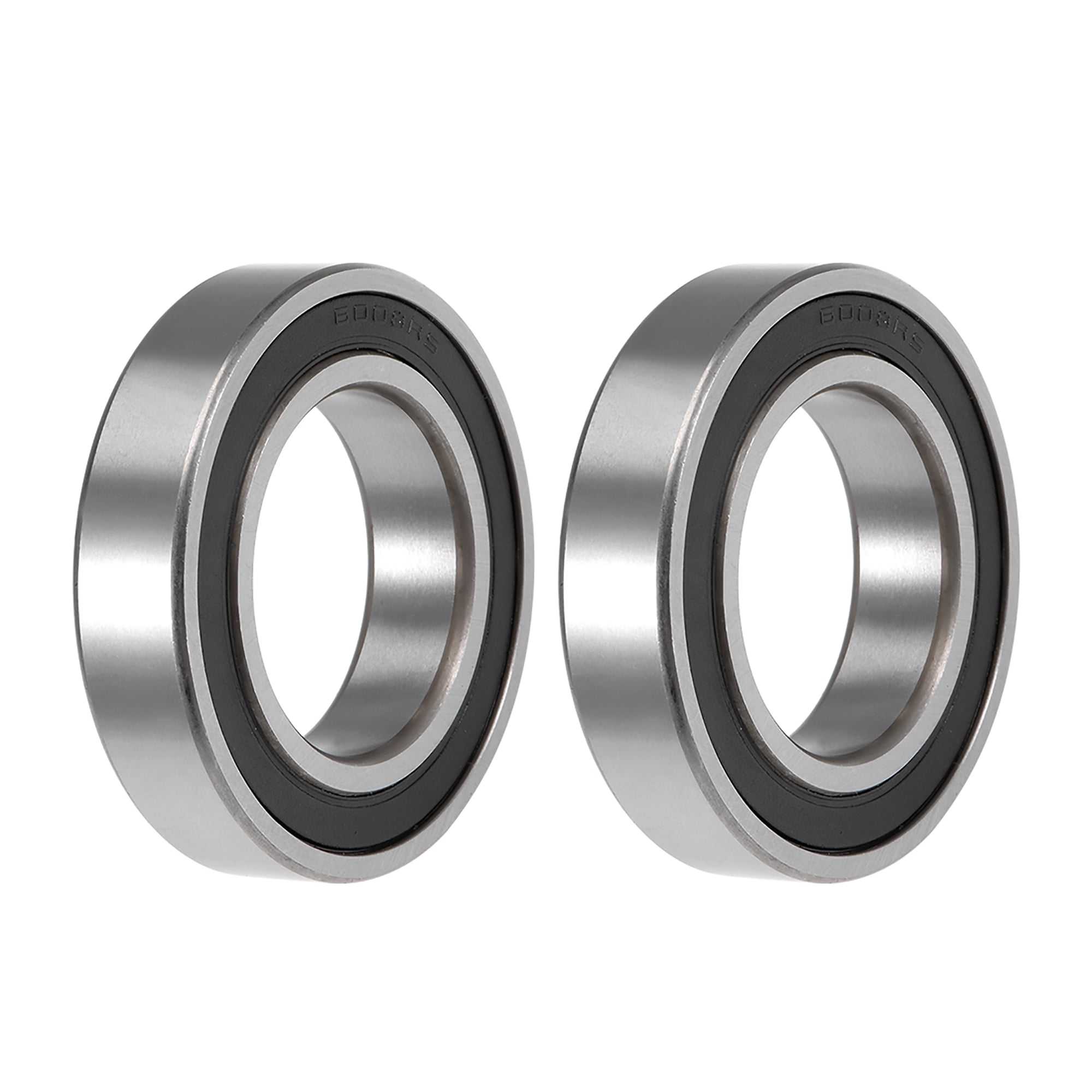 Deep Groove Ball Bearings Double Shielded Carbon Steel 2RS/ZZ Rubber Metal Seals 