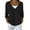 Black, variant on Womens Plus Size Cardigan Sweaters Long Sleeve V Neck Cardigans Soft Solid Color Knit Sweater Coat