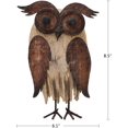 thumbnail image 6 of Wood Bird Figurine Home Decor Accent, Rustic Bird Statue Tabletop Decoration Owl Decor for Living Room Bedroom Office Decoration, Abstract Bird Figurine Spring Summer Autumn Decor (Rust Color A), 6 of 7