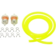 1/4 Fuel Gas Filters Oil Hose Petrol Tube Pipe Spring Clips Clamps for Chinese GY6 50cc 125cc 150cc 139QMB 157QMJ
