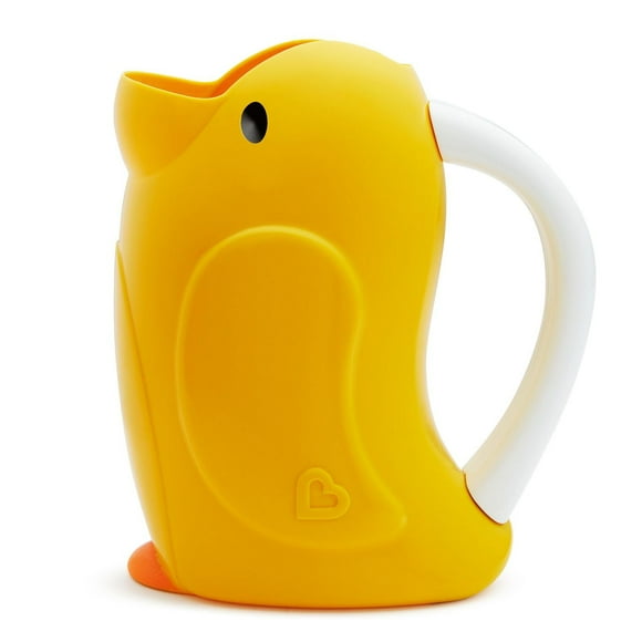 Munchkin Duckling rince-bain avec rebord de contour, jaune