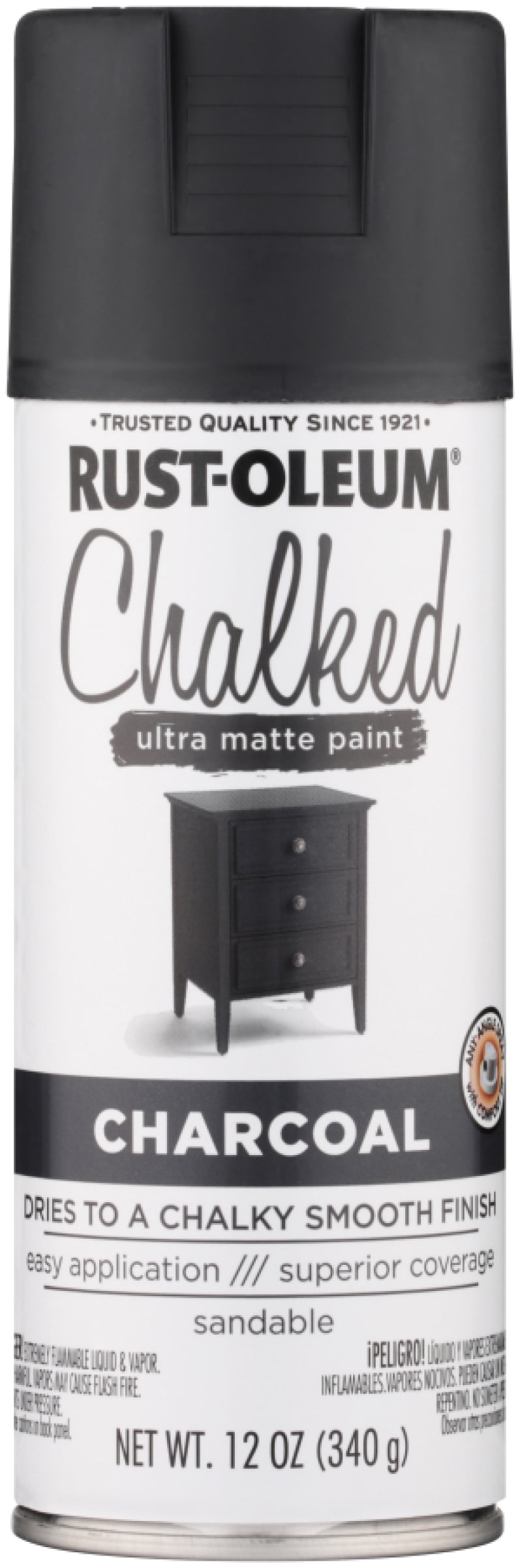 Rust Oleuma Chalked Spray Paint 12 Oz Aerosol Can Walmart Com