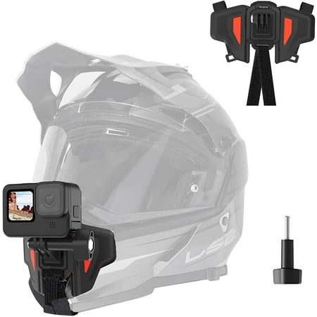 Image of Motorcycle Helmet Strap Full Face Front Chin Mount for GoPro Hero 11 Hero10/9/8/7/6/5 DJI Osmo Action and Most
