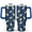 Blue, variant on 40oz Avocado Tumbler with Handle & Straw, Stainless Steel Insulated Cup, Leak Proof Travel Mug, Keeps Drinks Hot/Cold,Coffee Cup, Gifts for Women Men
