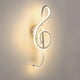 thumbnail image 5 of Bsvklp Lámpara Pared Con Nota Musical LED Nocturna en Espiral para Cabecera (luz Cálida) (blanco), 5 of 9