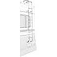 thumbnail image 2 of Surco Rear Door Ladder 501L Universal Hinged; Non-Slip Tubular; 7 Rungs; 96 Inch Height; Electro-Polished; Silver; Aluminum, 2 of 2