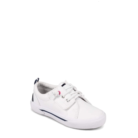 Sperry Kids Pier Wave Jr Sneaker, White, 7.5 US Unisex Little Kid