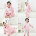 thumbnail image 5 of BULLPIANO Unisex Baby Romper Flannel Cartoon Animal Romper Bodysuit Jumpsuit Hooded Playsuit Romper Overall Outfit, 5 of 6