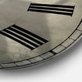 thumbnail image 2 of Designart Oversized Black Analog Round Cottage Modern Wall Clocks, CLM25478-C23, 2 of 3