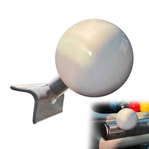Crystal Gear Shift Knob with Base, Transpar-ent Ball Head Modification for BY-D Dolphin Seagull, Car Interior Shift Lever Upgrade Accessories