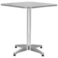 thumbnail image 1 of vidaXL Garden Table Silver 60x60x70 cm Aluminium, 1 of 4
