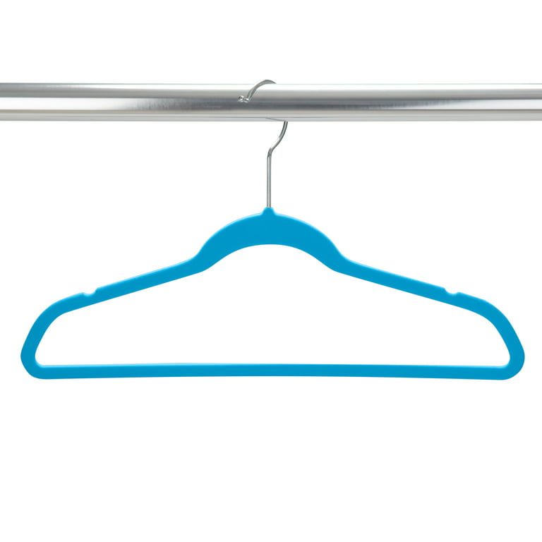 Smartor Plastic Hangers 60 Pack Hangers for Clothes, Coat, Shirt