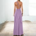 thumbnail image 5 of NXMZXB Dresses for Bridesmaids,Wedding Guest Dresses for Women,Plus Size Wrap Dress Long Maxi Convertible Multiway Dress Hot Pink S, 5 of 9