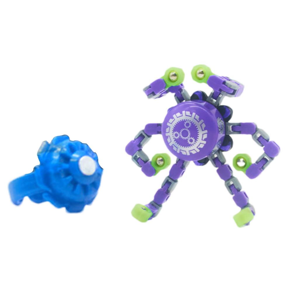 Famure Mini Finger Gyro Cube Magic Rainbow Ball Transformable Sensory