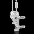 thumbnail image 4 of 2 packs, P hook - transparent clip with chain connector for plastic blinds, screws + plastic pole, 4 of 5