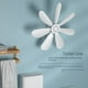thumbnail image 3 of Ventilador eléctrico pequeño de pared para el hogar, para dormitorio, baño, cocina, sin necesidad de perforar agujeros, 3 of 4