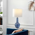 thumbnail image 4 of SAFAVIEH Velor 24 in. H Modern Glass Table Lamp, Blue, 4 of 10