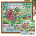 thumbnail image 1 of Hilo Algodón Ecológico Bordado Punto Cruz Con Melocotón 11CT 37x37cm, 1 of 9