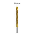 thumbnail image 2 of Hss Drill Bit Spiral Screw Metric Composite Tap for Wood Cutting Drilling 8Mm, 2 of 8