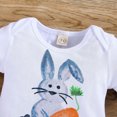 thumbnail image 6 of Mercatoo Baby Outfits Toddler Carrot 𝐂artoon Print Shirt and Pants 𝐑abbit Print Romper Outfits Set Chic Wearproof Outwear, 6 of 8