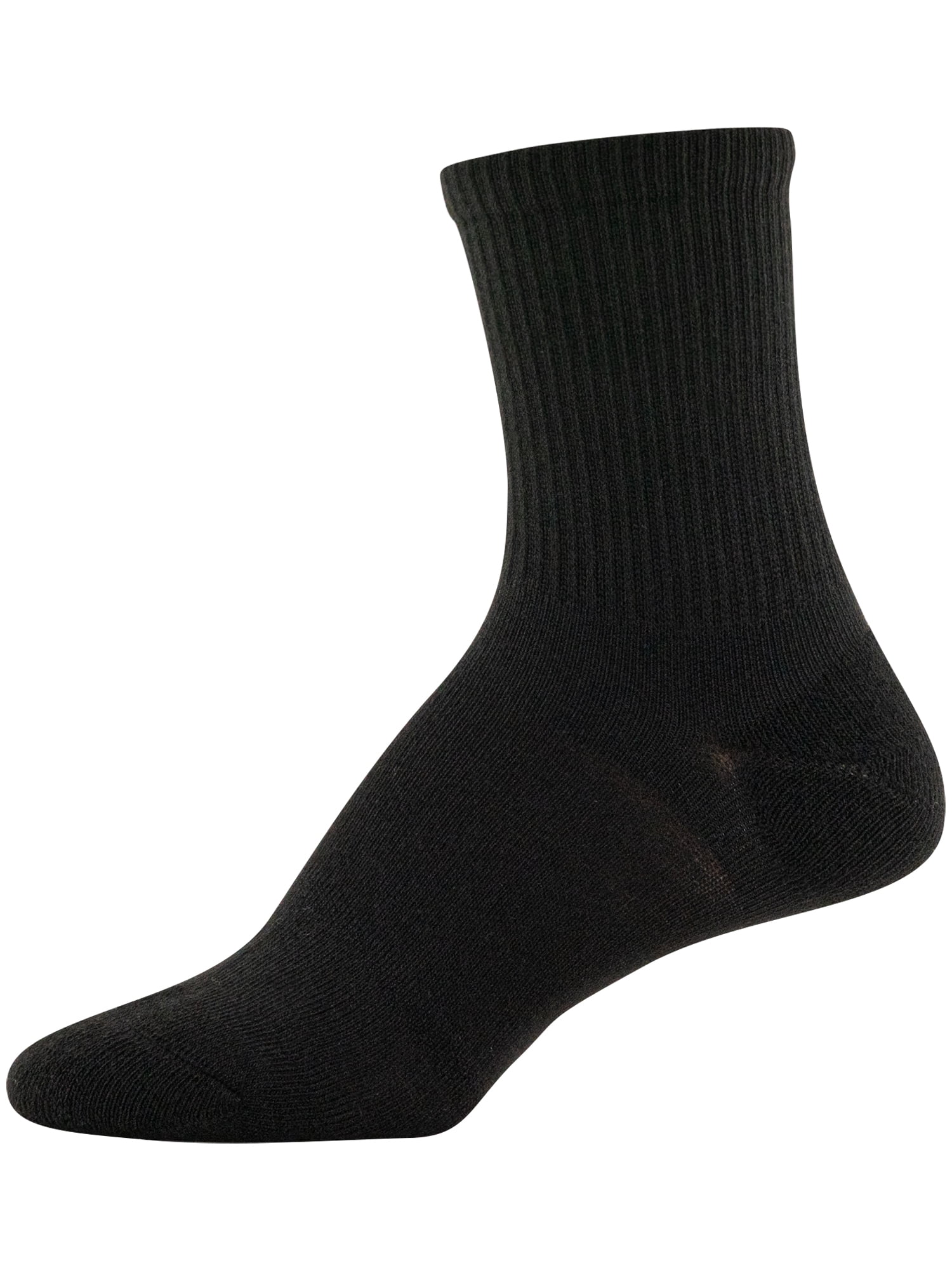 Peds Women's All Day Active Mid Crew Socks, 6 Pairs