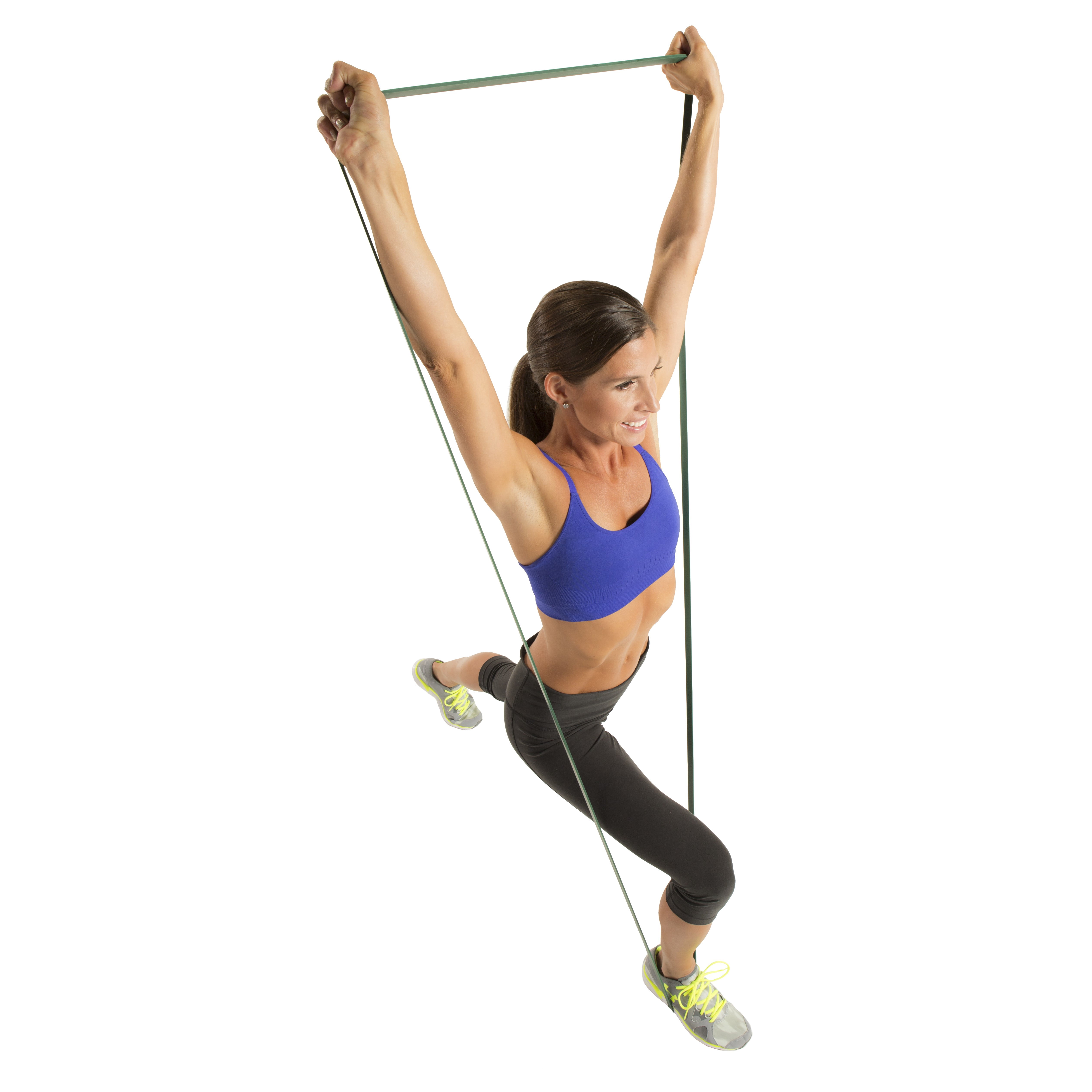GoFit Wide Super Resistance Bands - Resistance Training Loops - Black 60-150lb