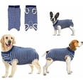 thumbnail image 2 of Sincero Traje de recuperación para perros, traje de recuperación quirúrgica para perros para heridas abdominales masculinas o enfermedades de la piel, alternativas a los collares electrónico, 2 of 5