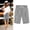 Gray, variant on Juslio Womens Shorts Breathable Linen Fashion, Sporty Casual Drawstring with Pockets Army Green Shorts