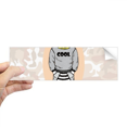 thumbnail image 1 of Dog Clothes Watercolor Lovely Illustration Rectangle Bumper Sticker Notebook Window Decal, 1 of 1