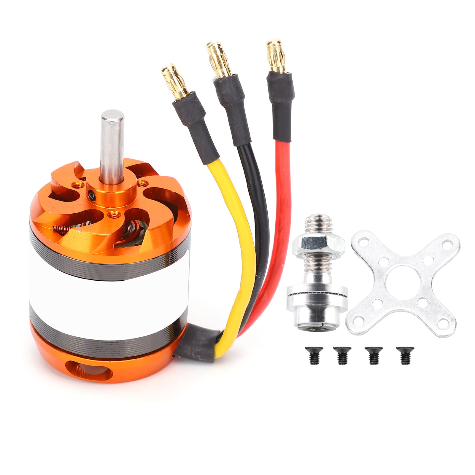 Parts RC Airplane Brushless Motor Brushless Motor for Fixed Wing Aircraft Quadrotor Model Brushless Motor Silver 