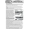 STIFFIE Waveline Metallic Silver/Black 3” Boat PWC Registration Decals ...