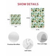 thumbnail image 7 of Saint Patrick's Day Kitchen Dish Towels for Drying Dishes Set of 4, Gnomes Hat Boot Clovers Blue Stripes Waffle Weave Microfiber Hand Tea Bathroom Towels Quick Dry & Absorbent Towel 15.7x23.6, 7 of 7