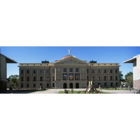 Facade of the Arizona State Capitol Building Phoenix Maricopa County Arizona USA Stretched Canvas - Panoramic Images (27 x
