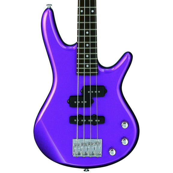 Ibanez miKro Series GSRM20 Electric Bass Guitar, Metallic Purple