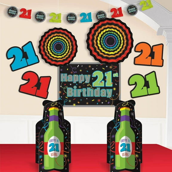 Brilliant 21st Birthday Room Decorating Kit