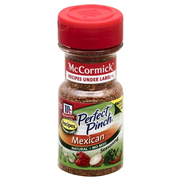 McCormick Perfect Pinch Mexican Seasoning, 2.25 oz. - Walmart.com ...