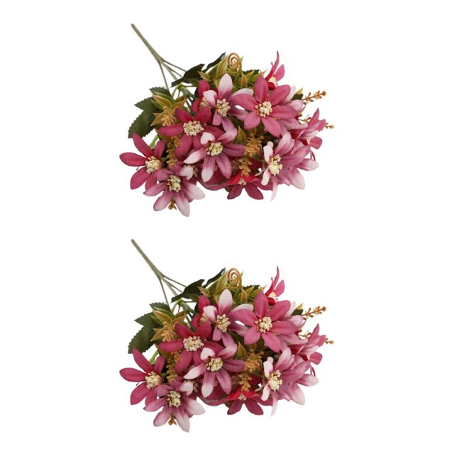 Transemion 1/2/3/5 Realistic Appearance Artificial Flower Low Maintenance For Life Elegant Mini Lily3 2PCS