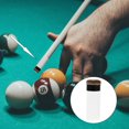 thumbnail image 3 of EIGTHTAIL 20 pcs Professional Pool Cue Tips Plastic Screw-on Tips for Pool Cues (White), 3 of 12