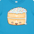 thumbnail image 4 of Inktastic Cute Smiling Cake with Confetti Sprinkles Boys or Girls Baby T-Shirt, 4 of 5