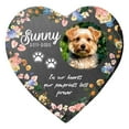 thumbnail image 1 of Piedra conmemorativa de perros de 6 pulgadas Remembrance Dog Fallstone de duelo Estilo de corazón E, 1 of 8