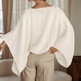 thumbnail image 4 of Ediodpoh Cardigan for Women Casual Long Sleeve Open Front Lightweight Knit Sweater Cover up for Daily Wear and Outfits White L, 4 of 6