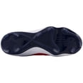 thumbnail image 3 of New Balance Women's VELOv4 Molded Fastpitch Softball Cleats Red/White/Blue 10.5, 3 of 6