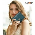 thumbnail image 2 of SUOSDEY Women Leather Wallet Small Compact Ladies Purse RFID Blocking Credit Card Case, 2 of 7