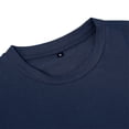 thumbnail image 6 of Men's Long Sleeve T-Shirt Solid Color Casual Basic Tee Comfortable Winter Top Breathable Soft Shirt Men's Oversized Tee Summer Tops Streetwear, 6 of 8
